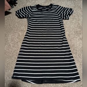Halogen Stripped Dress